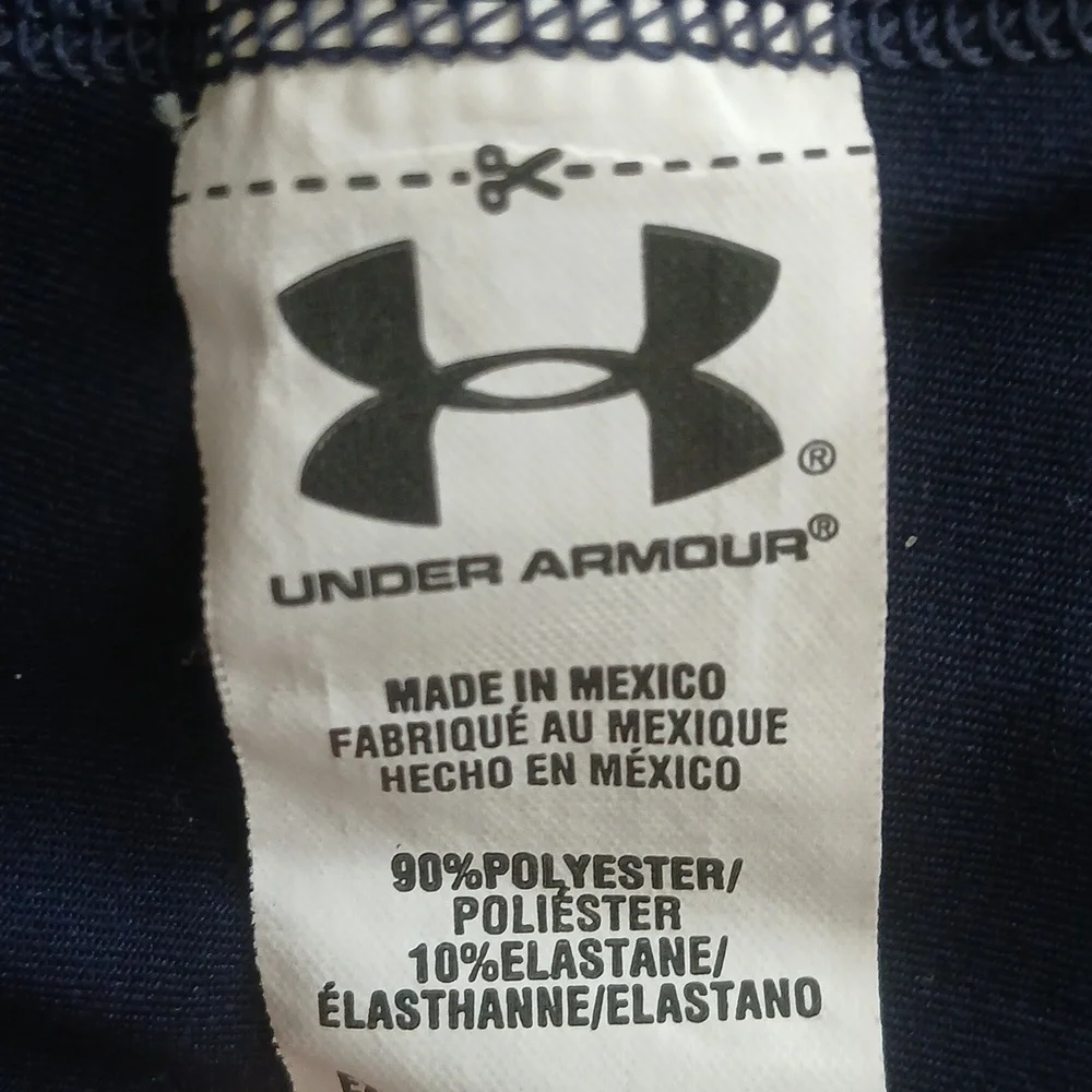 Carter's & Under Armor Boys Size 5T/YXS Plaid & Blue Shirts - Picture 6 of 8
